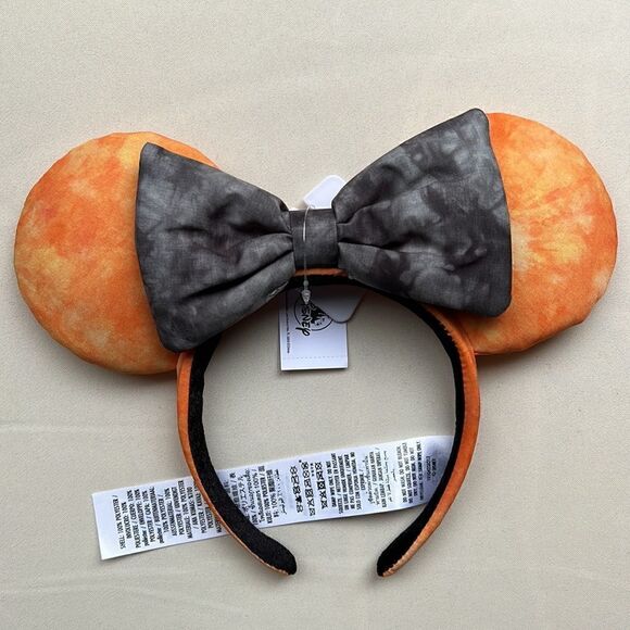 Disney Parks Halloween Tie Dye Minnie Mouse Ears Headband NWT - Picture 2 of 9